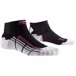 X-SOCKS RUN DISCOVERY WMN, Chaussettes Crew, Noir, Blanc, Adulte, Femelle, 41-42, Spéciale