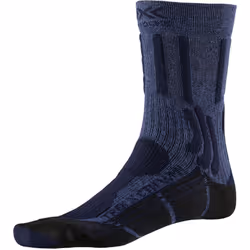 X-SOCKS TREK X CTN WMN, Chaussettes Crew, Noir, Bleu, Adulte, Femelle, 41-42, Spéciale