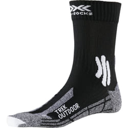X-SOCKS TREK OUTDOOR Unisexe Chaussettes Crew Noir, Gris
