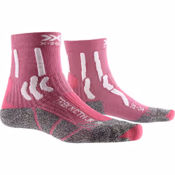 X-SOCKS TREK X CTN JR, Chaussettes Crew, Rose, Blanc, Enfant, Unisexe, 35 - 38, Spéciale