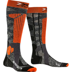 X-SOCKS Ski Rider 4.0 Mâle Chaussettes d’athlétisme Noir, Gris, Orange