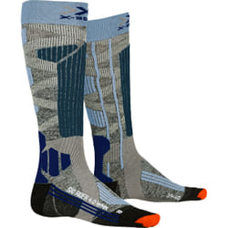 X-SOCKS Ski Rider 4.0 Femelle Chaussettes d’athlétisme Noir, Bleu, Gris