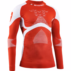 X-BIONIC Energy Accumulator 4.0, Chemise, Adulte, Mâle, Rouge, Blanc, L, SML
