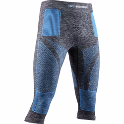 X-BIONIC Energy Accumulator 4.0, Caleçons longs, Mâle, Gris, Turquoise, M, SML, Dark Grey Melange / Water Green