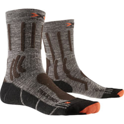 X-SOCKS Trek X Linen Unisexe Chaussettes d’athlétisme Noir, Gris, Orange 1 paire(s)