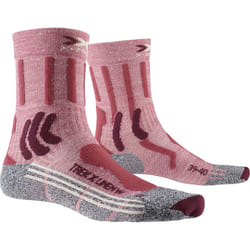 X-SOCKS Trek X Linen Femelle Chaussettes d’athlétisme Bourgogne, Gris, Rose 1 paire(s)