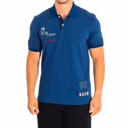 Polo à manches courtes TMP330-PK001 homme-Marin