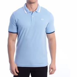 Polo - La Martina - YMP006-PK001 - Bleu clair - Slim - Manches courtes