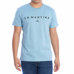 T-shirt - LA MARTINA - YMR005-JS206 - 100% Coton - Manches Courtes - Col Classique