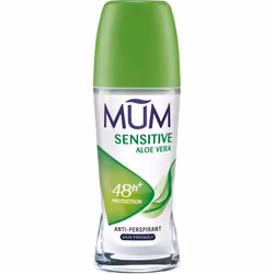 Mensch und Maschine Sensitive Aloe Vera, Unisexe, Anti-transpirant, Déodorant roll-on, 50 ml, 48 h, Peau sensible