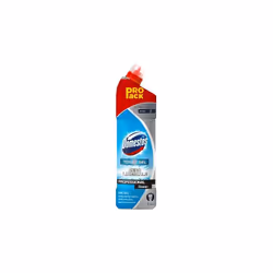 Pour des toilettes impeccables et fraîches, faites confiance à l’efficacité professionnelle de Domestos ! Gel WC détartrant,  ...