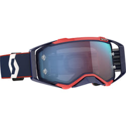 Scott Prospect lunettes rétro bleu/rod Motocross, bleu-rouge pour Hommes