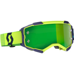 Scott Fury Lunettes de Motocross bleu/jaune, bleu-jaune pour Hommes