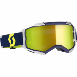 Scott Fury Lunettes de Motocross bleu/gris pour Hommes