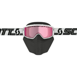 Scott Primal Safari Facemask Lunettes de neige noires / blanches, noir-blanc pour Hommes