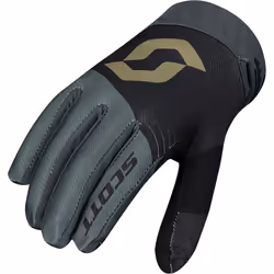 Scott 450 Podium Gants de Motocross, noir-or, taille 2XL pour Hommes