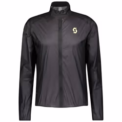 Veste de running homme SCOTT RC Run WB - Noir / Jaune - Coupe-vent ultraléger et respirant