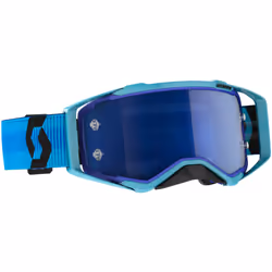Scott Prospect Chrome blue/black Lunettes de motocross, noir-bleu pour Hommes