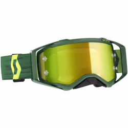 Scott Prospect Chrome green/yellow Lunettes de motocross, vert-jaune pour Hommes