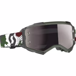 Scott Fury Camouflage Lunettes Motocross, noir-gris pour Hommes
