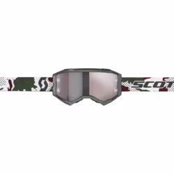 Scott Fury Camouflage Lunettes Motocross, noir-gris pour Hommes