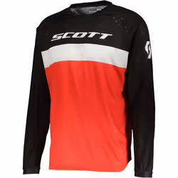 Scott 350 Evo Swap Maillot de motocross, noir-rouge, taille S pour Hommes