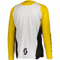 Scott 350 Evo Swap Maillot de motocross, noir-jaune, taille M pour Hommes