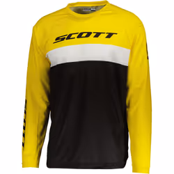 Scott 350 Evo Swap Maillot de motocross, noir-jaune, taille XL pour Hommes