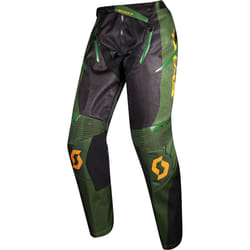 Scott X-Plore Pantalon de motocross, noir-vert, taille 38 pour Hommes