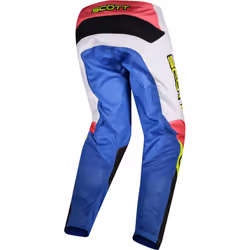 Scott 350 Race Evo Pantalon de motocross, blanc-bleu, taille 36 pour Hommes