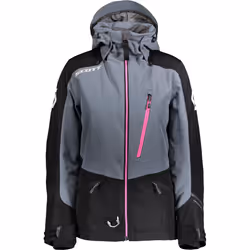 Scott Intake Dryo Veste de motoneige pour dames, noir-gris-rose, taille 2XL pour Femmes