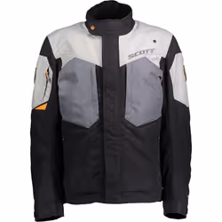 Scott ADV Terrain Dryo Veste textile de moto, noir-gris, taille XL pour Hommes