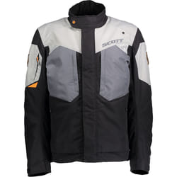 Scott ADV Terrain Dryo Veste textile de moto, noir-gris, taille XL pour Hommes