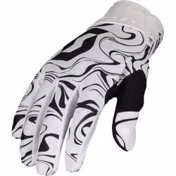 Scott 450 Liquid Marble Gants de motocross, noir-blanc, taille L pour Hommes