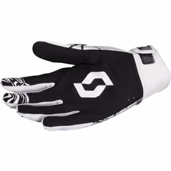 Scott 450 Liquid Marble Gants de motocross, noir-blanc, taille L pour Hommes