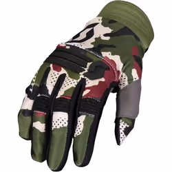 Scott X-Plore Gants de motocross, vert-multicolore, taille S pour Hommes