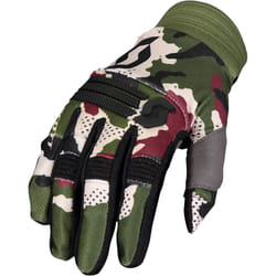 Scott X-Plore Gants de motocross, vert-multicolore, taille S pour Hommes