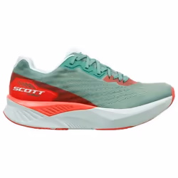 Chaussure de course sur route - SCOTT - Pursuit - Vert / Corail - 8 mm de drop - Mixte