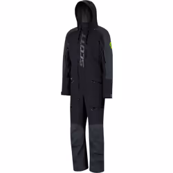Scott Ds Flex Dryo One Piece Costume de motoneige une pièce, noir, taille 2XS pour Hommes