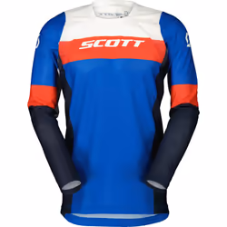 Scott 450 Angled Light 2023 Maillot de motocross, rouge-bleu, taille M pour Hommes