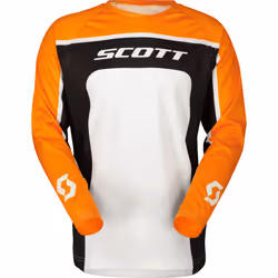 Scott 350 Track Evo 2023 Maillot de motocross, noir-orange, taille XL pour Hommes