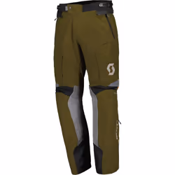 Scott Dualraid Dryo Pantalon textile de moto, vert, taille XL pour Hommes
