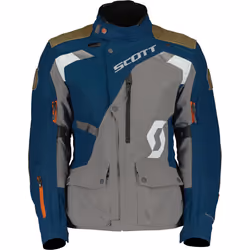 Scott Dualraid Dryo Veste textile de moto de dames, gris-bleu, taille 36 pour Femmes