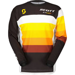 Scott 450 X-Plore Swap Maillot de motocross, noir-orange, taille M pour Hommes