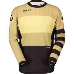 Scott 450 X-Plore Swap Maillot de motocross, noir-beige, taille M pour Hommes
