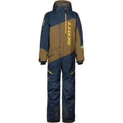 Scott DS Shell Dryo 2023 Costume de motoneige une pièce, bleu-brun, taille M pour Hommes