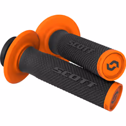 Scott SX II Lock-On Poignées + jeu de cames, noir-orange
