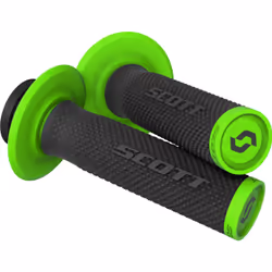 Scott SX II Lock-On Poignées + jeu de cames, noir-vert