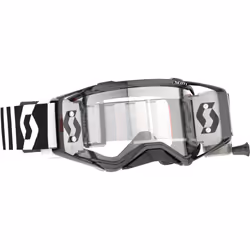 Scott Prospect WFS Racing Lunettes de motocross noir / blanc, transparent pour Hommes