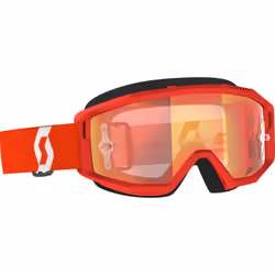 Scott Primal Lunettes de motocross, blanc-rouge pour Hommes